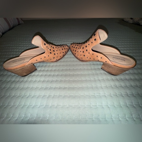 Arider Girl Cara Studded Mule Clogs – Whiskey Brown – Size 7 - Picture 5 of 10